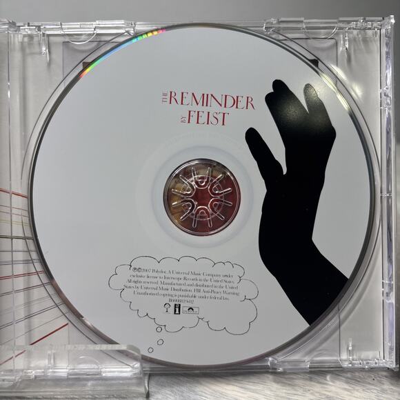 Feist The Reminder CD 2007 Indie Pop - Picture 4 of 5